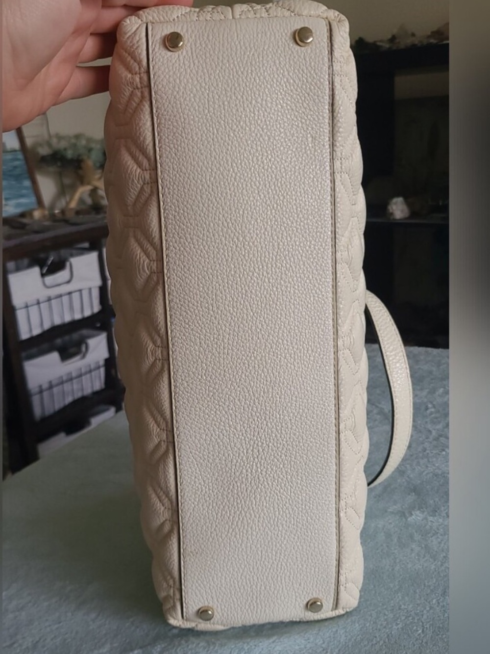 EUC Kate Spade Astor Court 'Elena' Quilted Leather Shoulder Bag - Picture 6 of 12